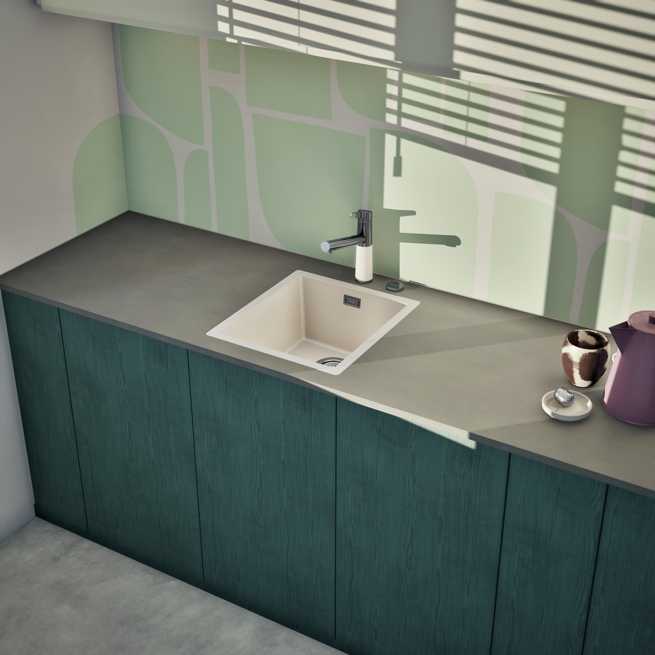 Dřez FORMHAUS D-100LS NERO